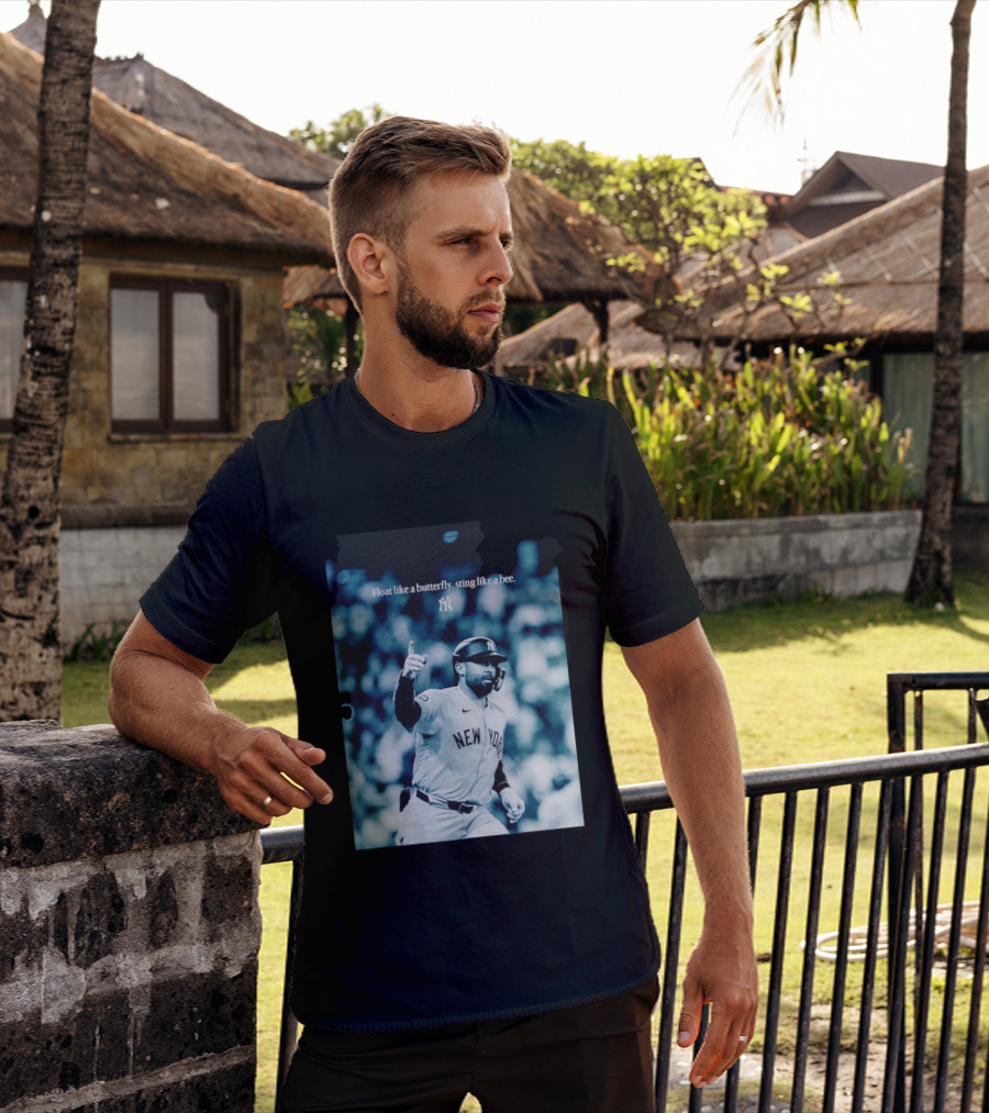 New York Yankees Float Like A Butterfly Sting Like A Bee T-Shirt