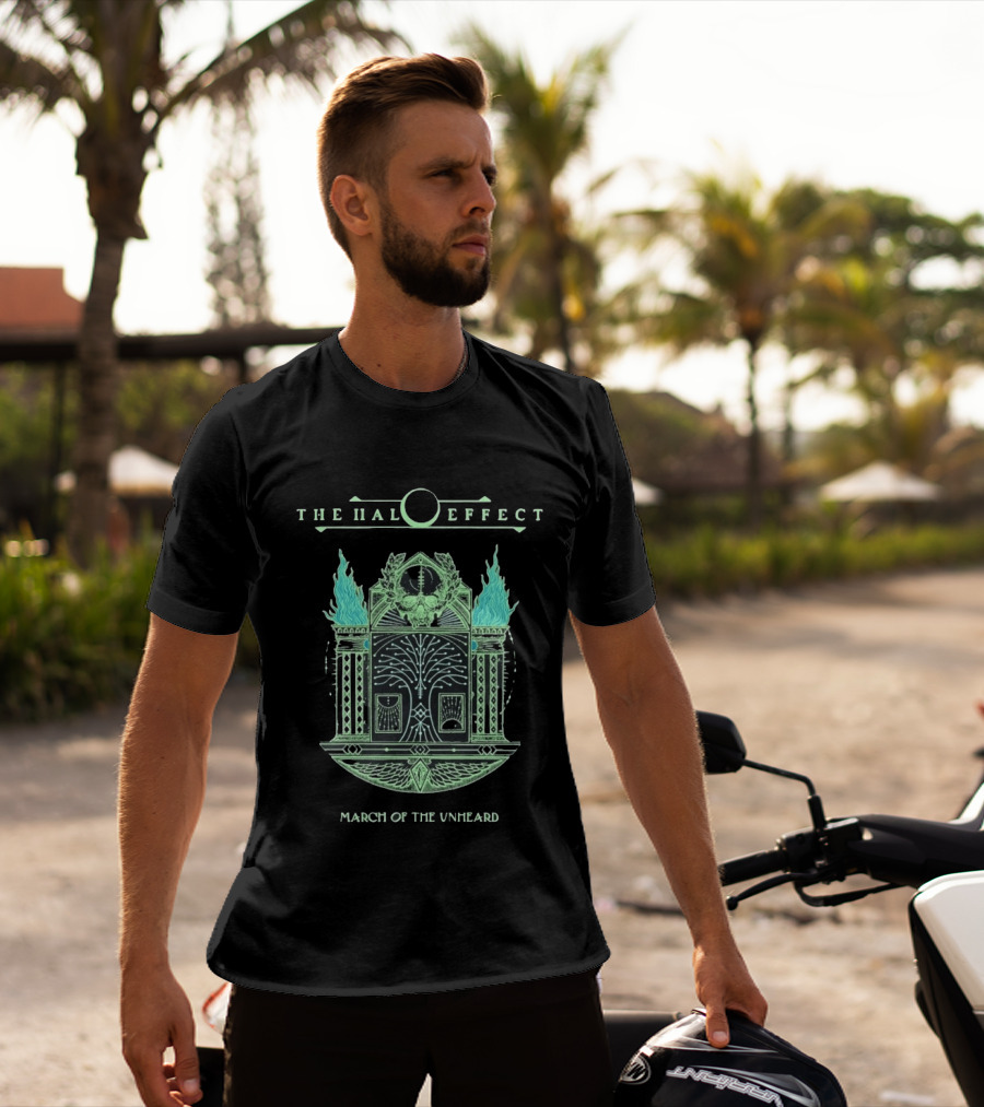 The Halo Effect March Of The Unheard Mystical Portal And Flames T-Shirt