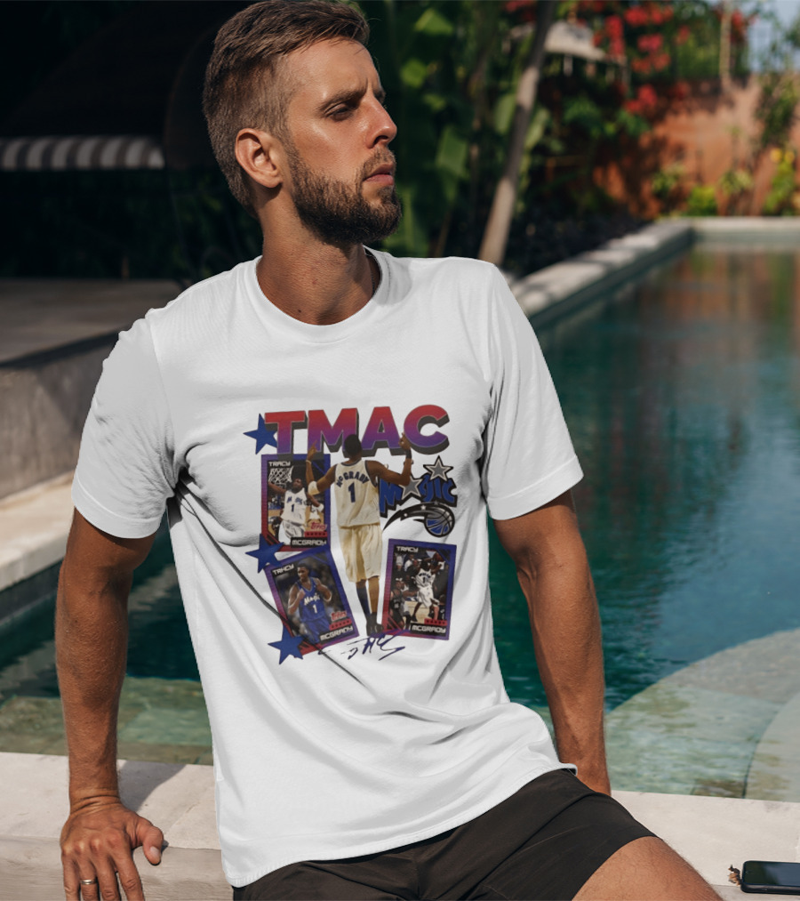 TMAC Tracy McGrady Magic Basketball Legends T-Shirt