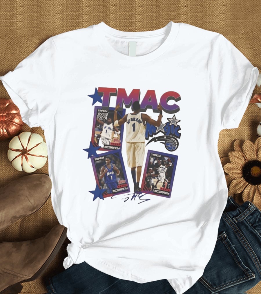 TMAC Tracy McGrady Magic Basketball Legends T-Shirt
