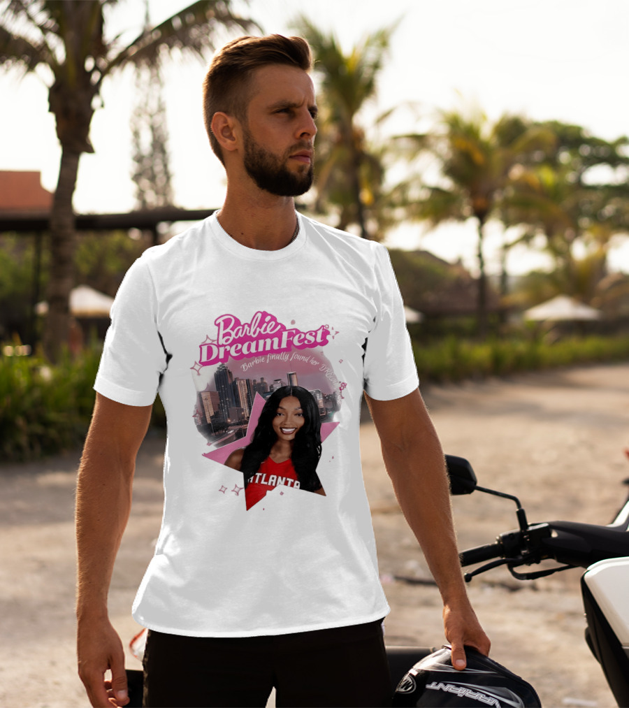 Barbie Dream Fest Angel Reese Atlanta Dream Basketball Barbie Finally Found Her Dream T-Shirt