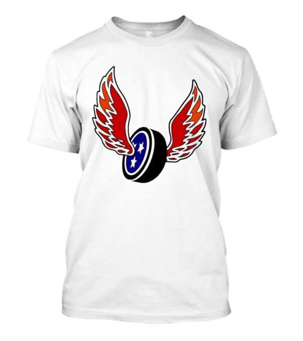 Joey Aguilar Knoxville Speed Three Star Winged Wheel T-Shirt