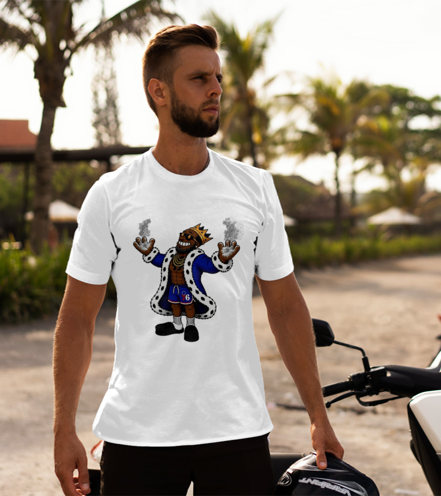 Philadelphia 76ers Muppet King With Crown And Robe T-Shirt