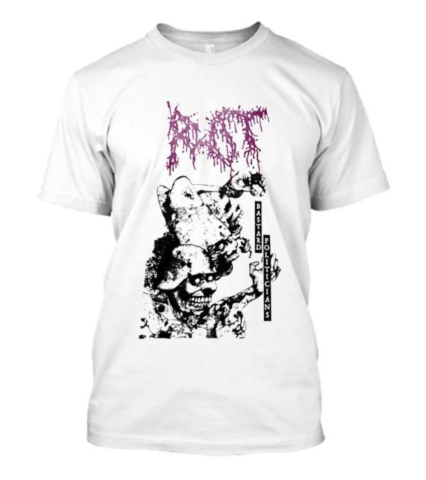 Rot Bastard Politicians Skeleton Clown Art Mockery T-Shirt
