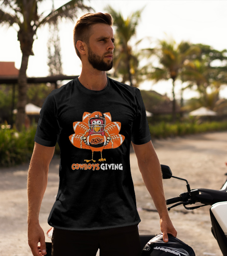 CowboysGiving Oklahoma State OSU Turkey Football Thanksgiving 2025 T-Shirt