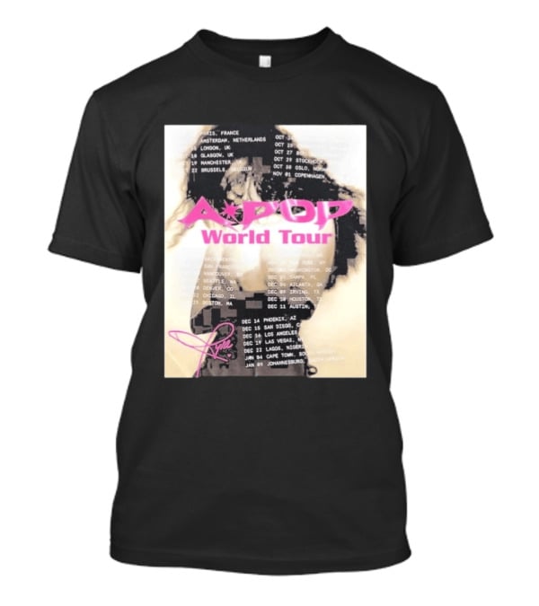 Tyla A Pop World Tour 2026 Paris Amsterdam London Dates And Signature T-Shirt