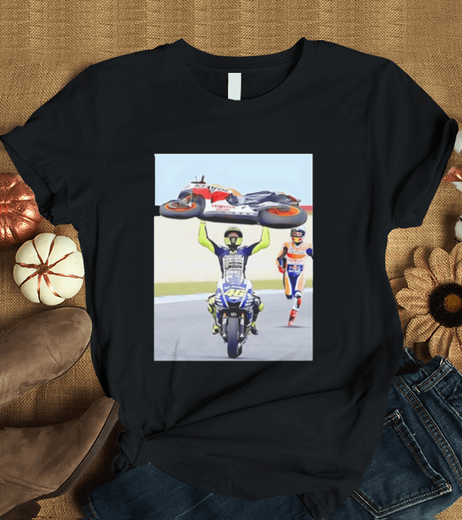 Valentino Rossi Honda MotoGP 46 Victory Celebration 2026 T-Shirt