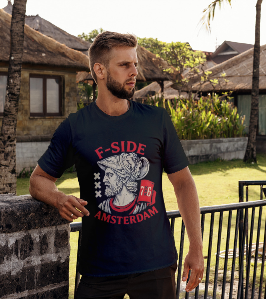 F Side Amsterdam Warrior Helmet 76 T-Shirt