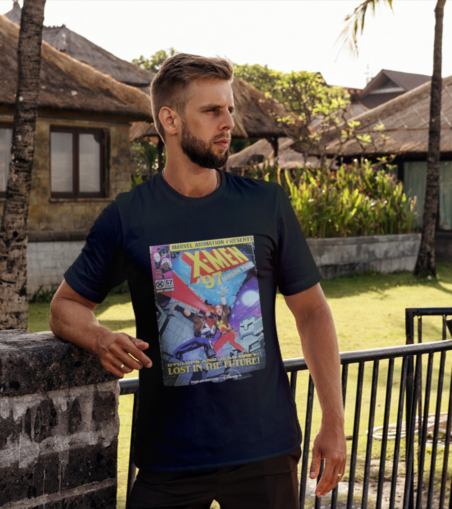 X Men 97 Season 2 Cyclops And Jean Grey Lost In The Future Time Travel Streaming On Disney Plus T-Shirt