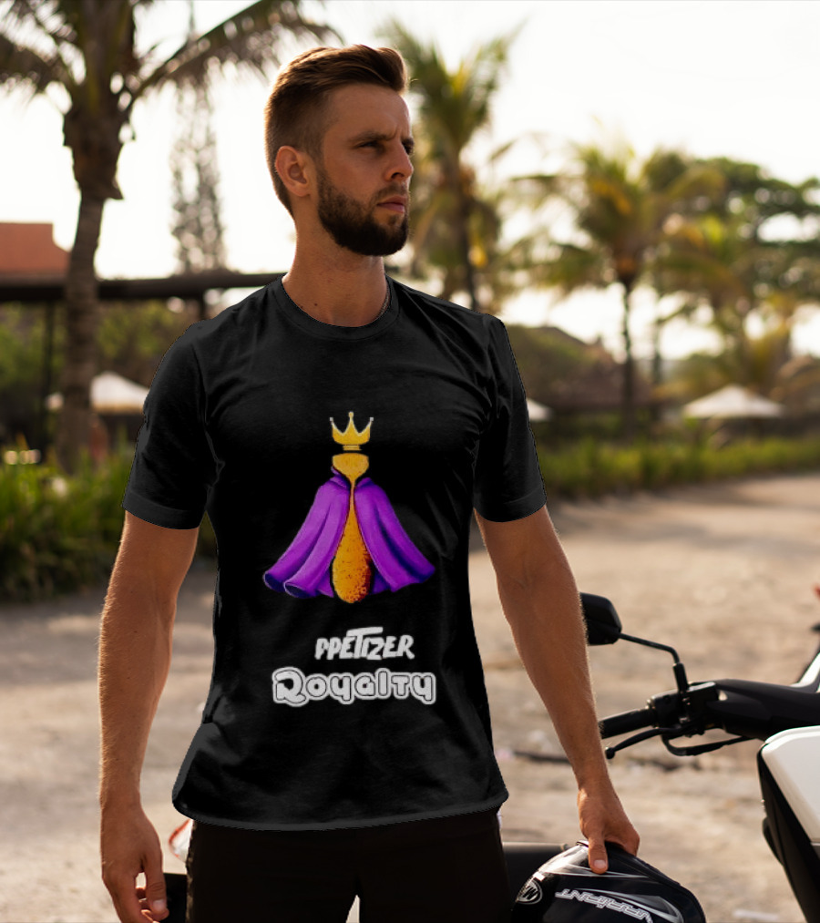 Crowned Nugget Appetizer Royalty Kingscape T-Shirt