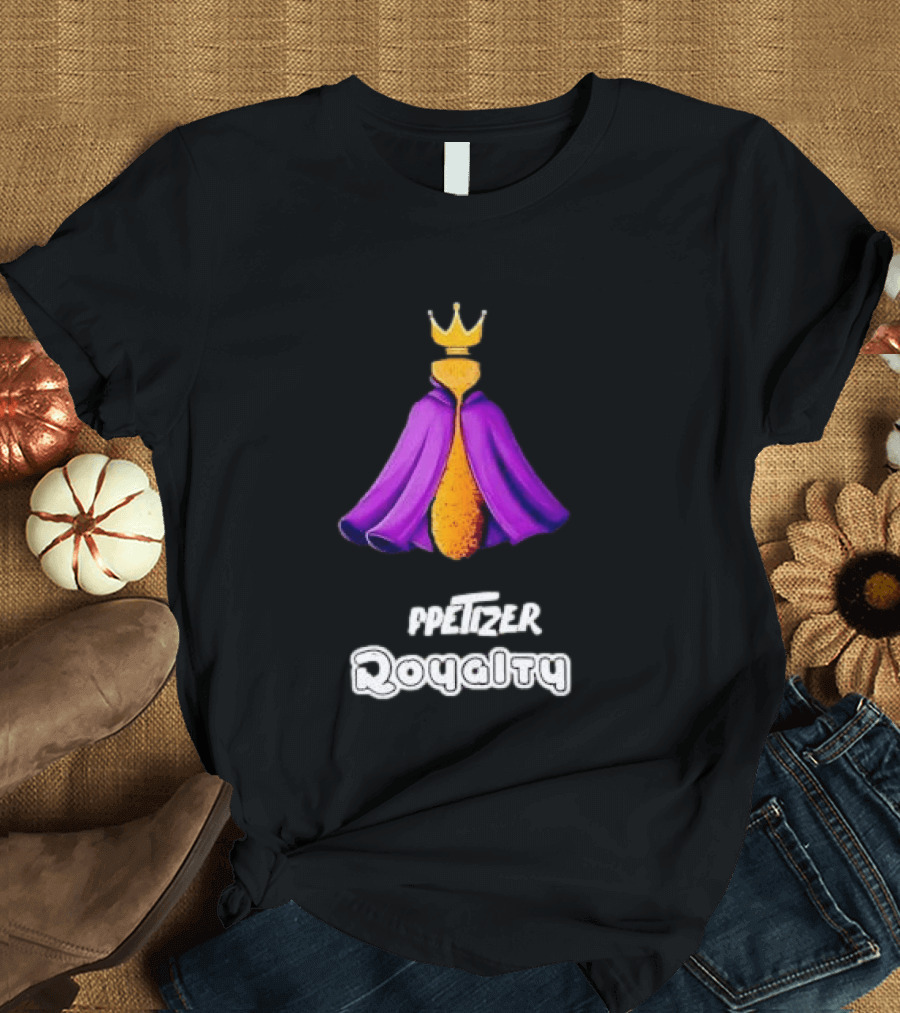 Crowned Nugget Appetizer Royalty Kingscape T-Shirt