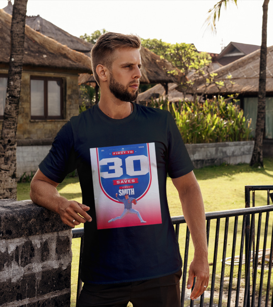 Cade Smith Cleveland Guardians First To 30 Saves Baseball T-Shirt