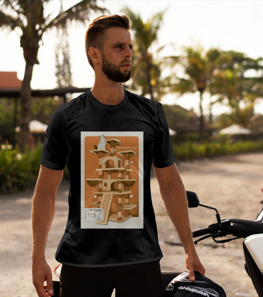 Death Cab For Cutie Sandy Amphitheater Sandy Utah July 29 2026 Cat Tree T-Shirt