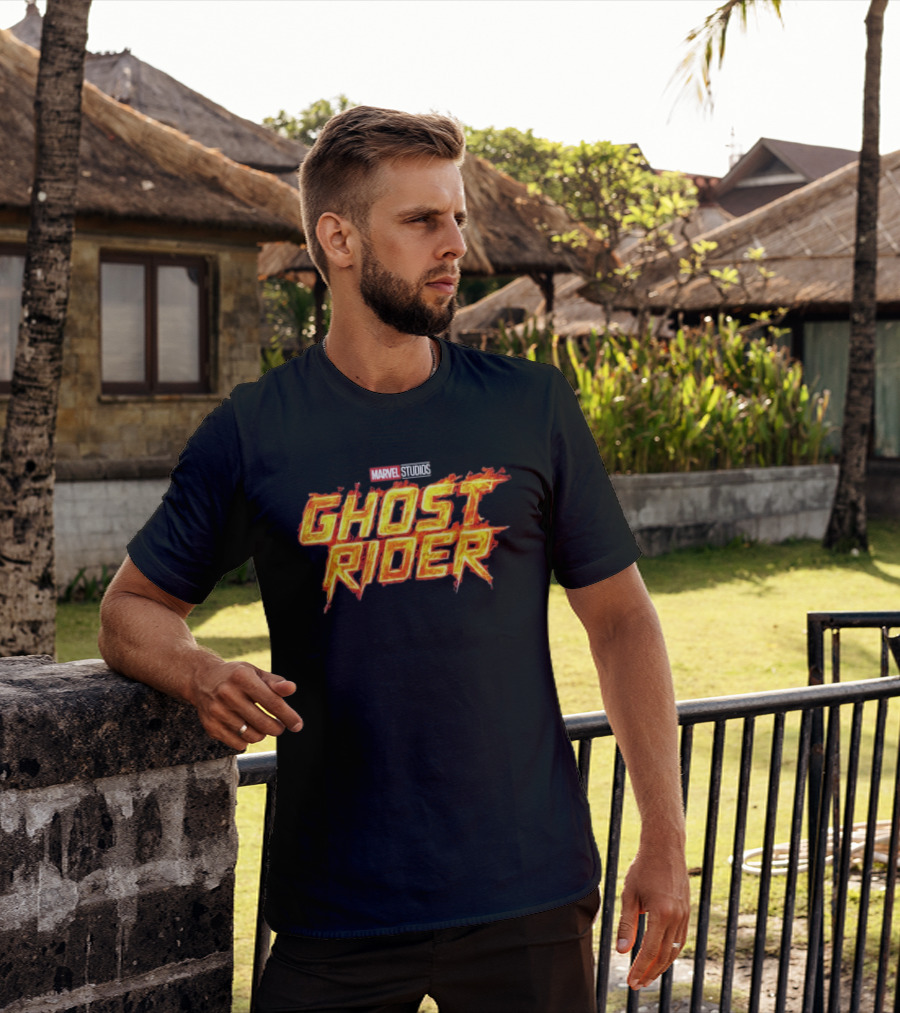 Marvel Studios Ghost Rider Flaming T-Shirt
