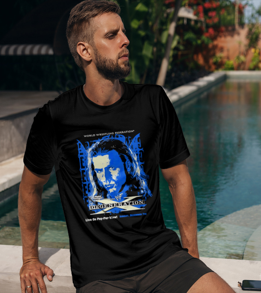 World Wrestling Federation DX Shawn Michaels D Generation X In Your House Pay Per View T-Shirt