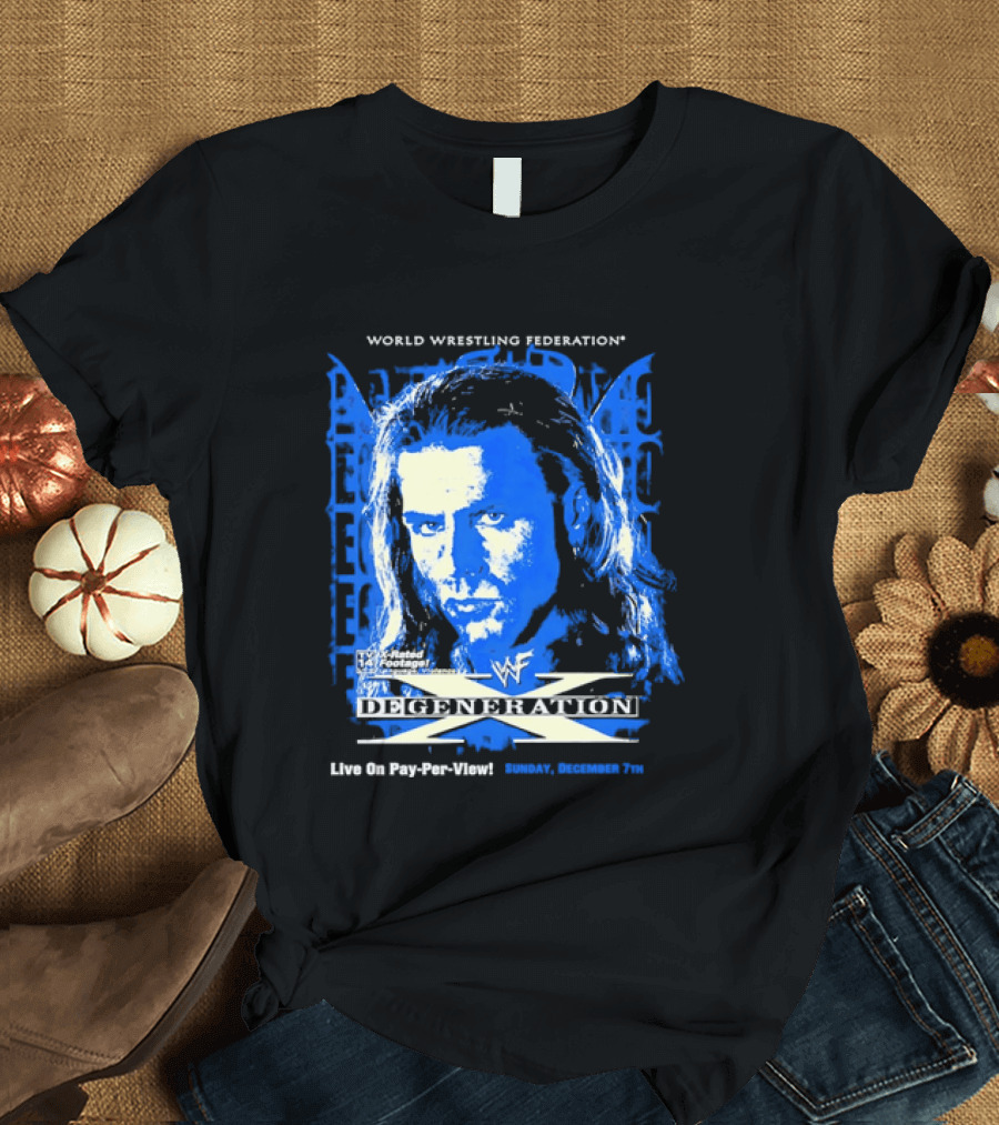 World Wrestling Federation DX Shawn Michaels D Generation X In Your House Pay Per View T-Shirt