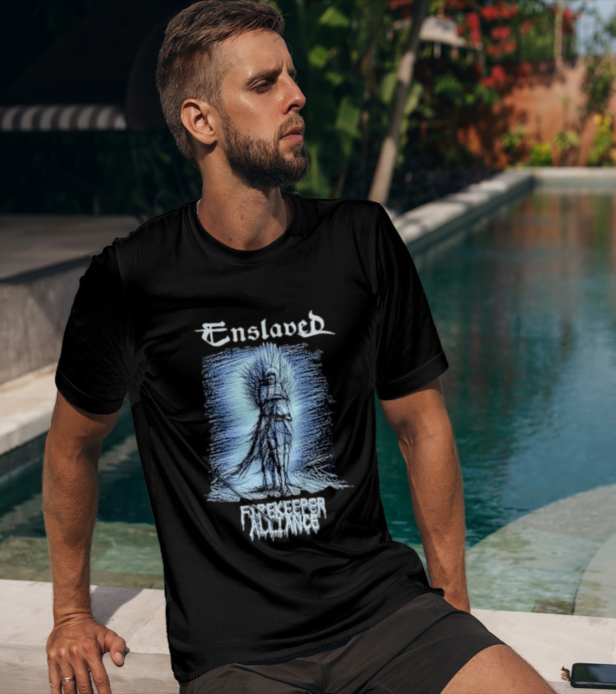 Enslaved Firekeeper Alliance Heavy Metal Band T-Shirt