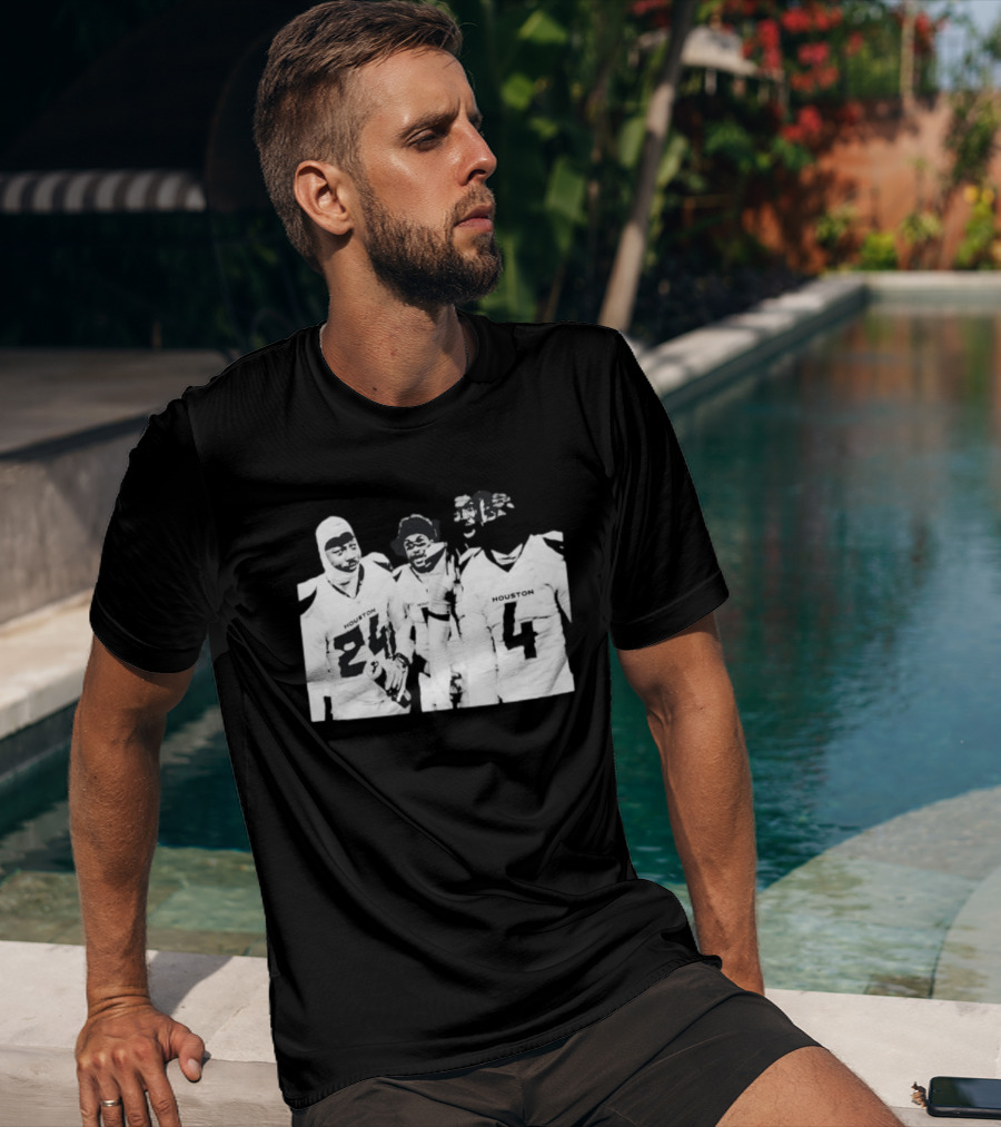 Houston Texans Jalen Pitre Calen Bullock Kamari Lassiter Derek Stingley Jr Signatures T-Shirt