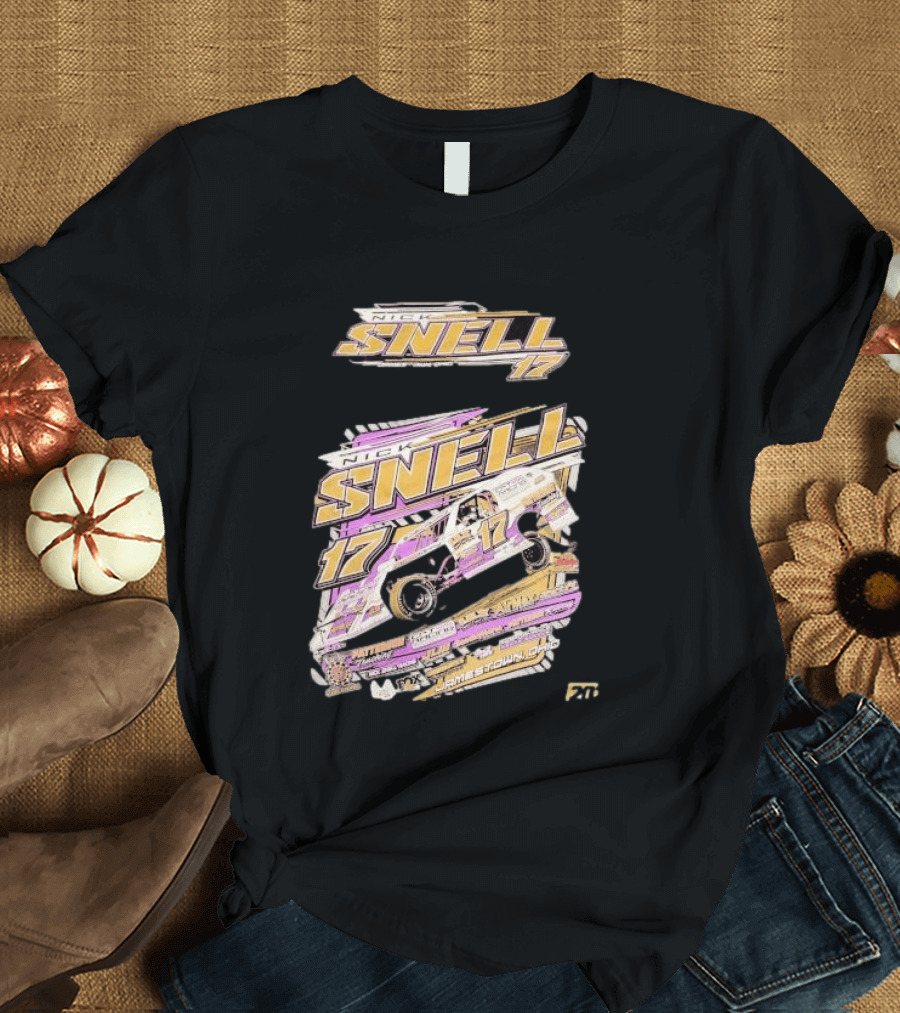 Nick Snell 17 Jamestown Ohio Racing 2024 T-Shirt
