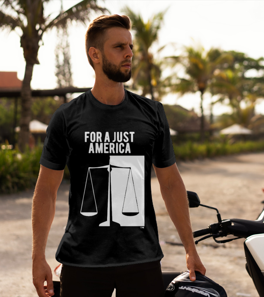 Resist For A Just America Scales Of Justice T-Shirt
