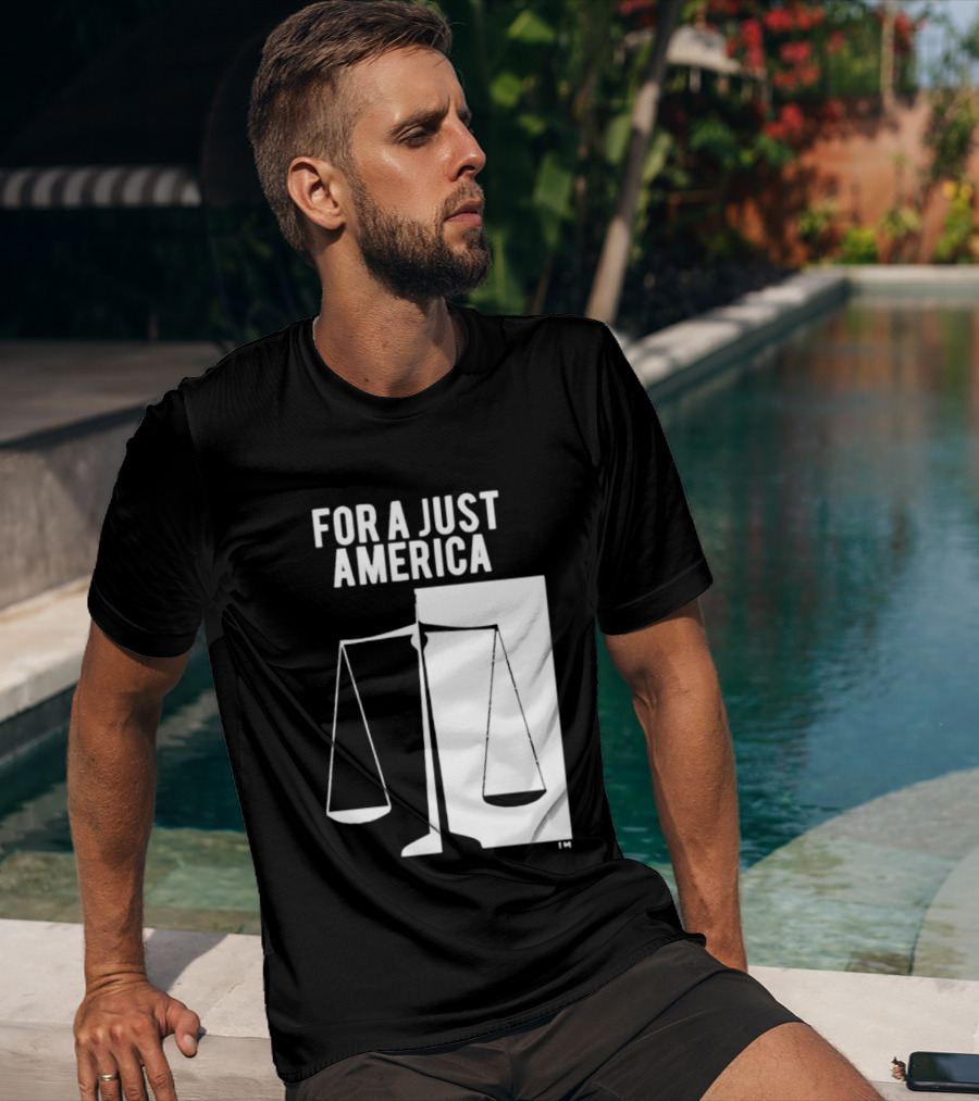 Resist For A Just America Scales Of Justice T-Shirt