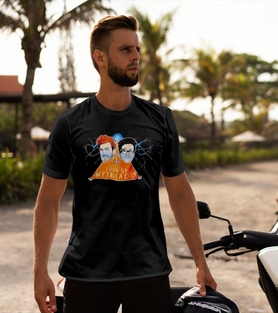 Rhett & Link Ear Biscuits Tour Of Mythicality Lightning T-Shirt