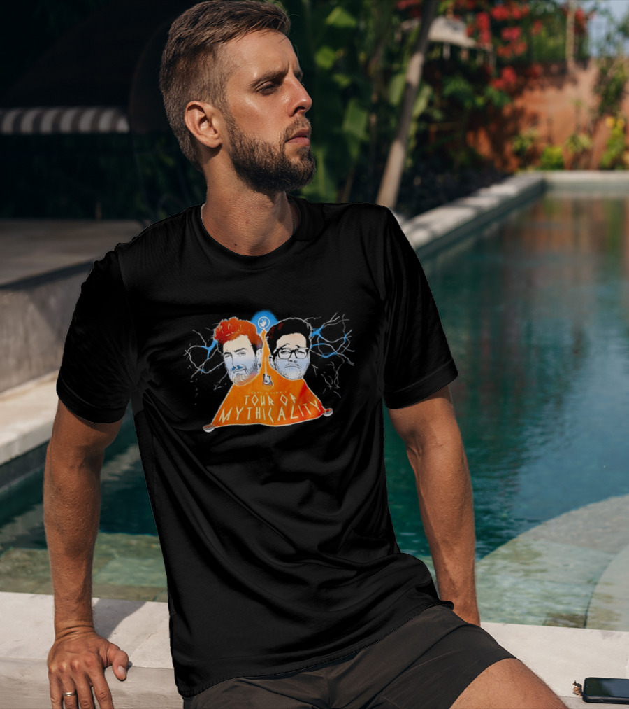 Rhett & Link Ear Biscuits Tour Of Mythicality Lightning T-Shirt