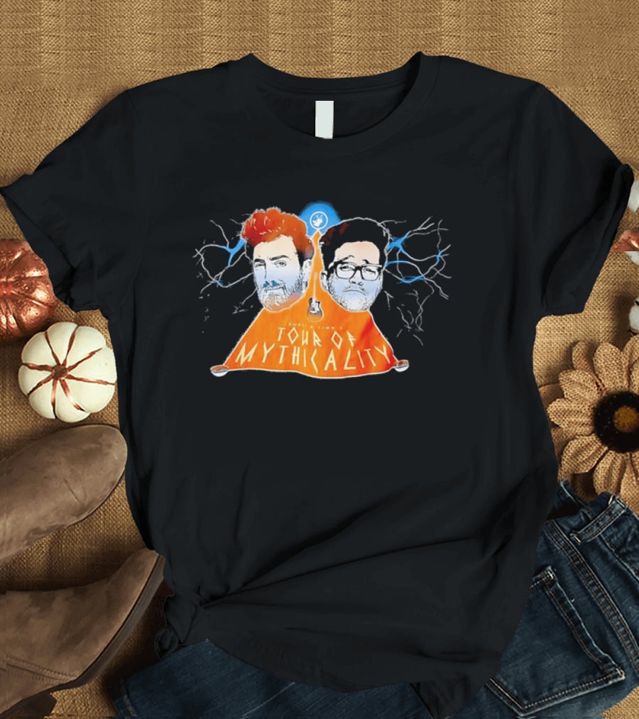 Rhett & Link Ear Biscuits Tour Of Mythicality Lightning T-Shirt