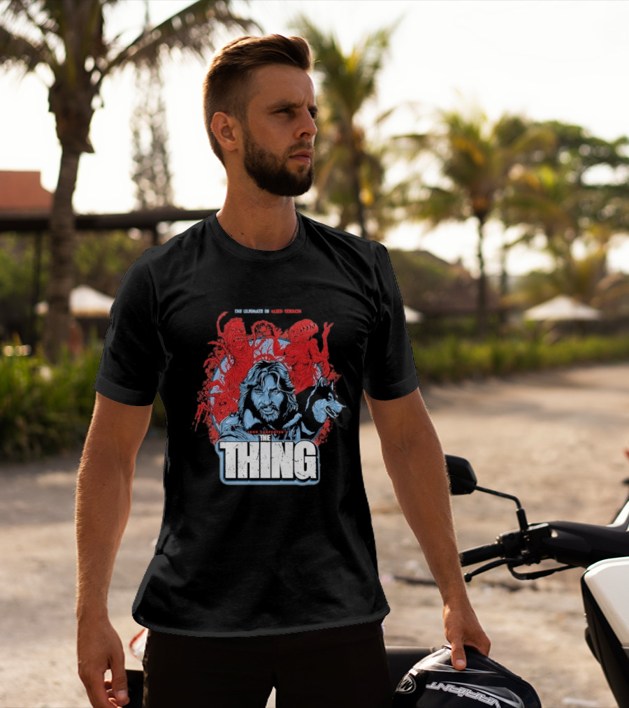 The Thing Ultimate Alien Terror John Carpenter's Classic 1982 Horror Movie T-Shirt