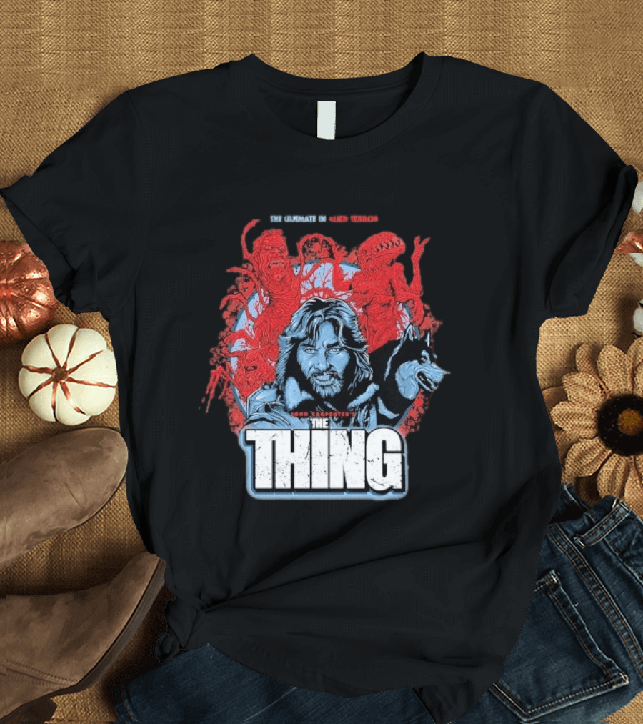 The Thing Ultimate Alien Terror John Carpenter's Classic 1982 Horror Movie T-Shirt