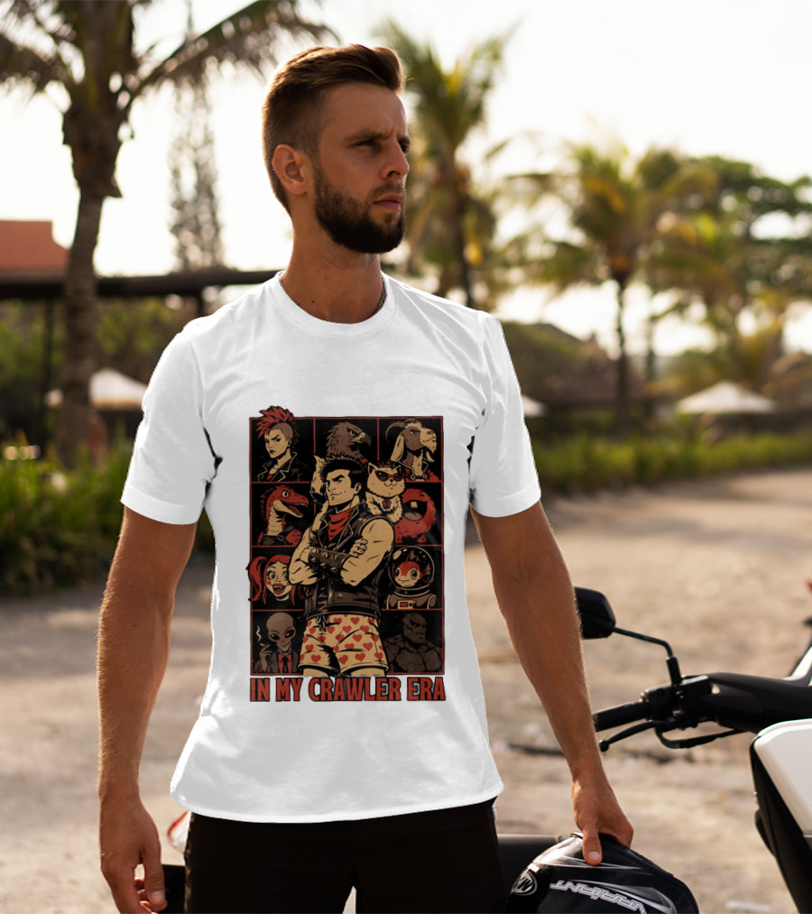 In My Crawler Era Retro Punk Characters And Animals T-Shirt