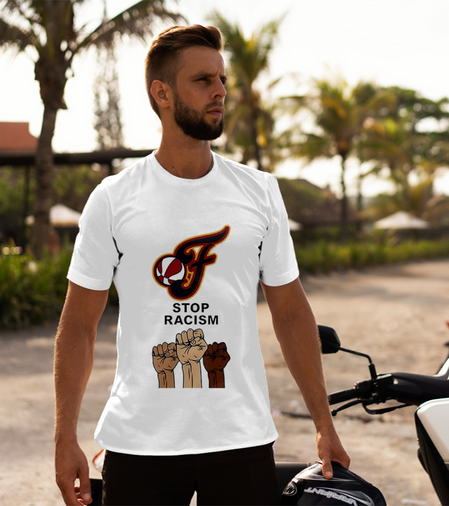 Indiana Fever Stop Racism 2026 Raised Fists T-Shirt