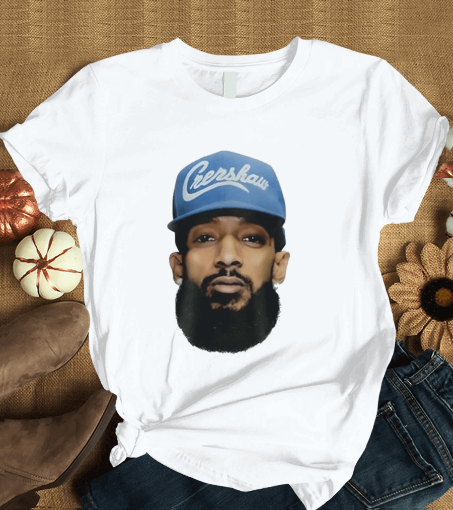 Nipsey Hussle Crenshaw Blue Cap T-Shirt