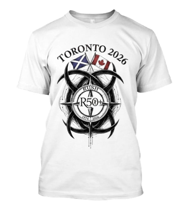Toronto 2026 Rush R50 Celebration With Flags T-Shirt