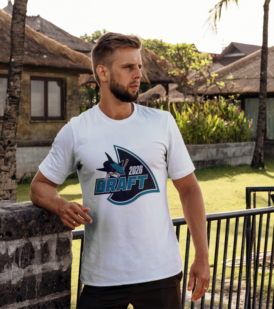 San Jose Sharks 2026 Draft Macklin Celebrini #71 T-Shirt