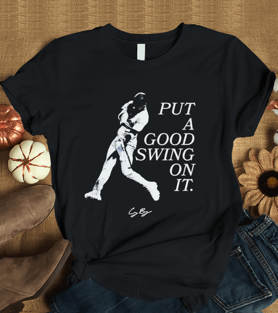 Cody Bellinger Put A Good Swing On It T-Shirt