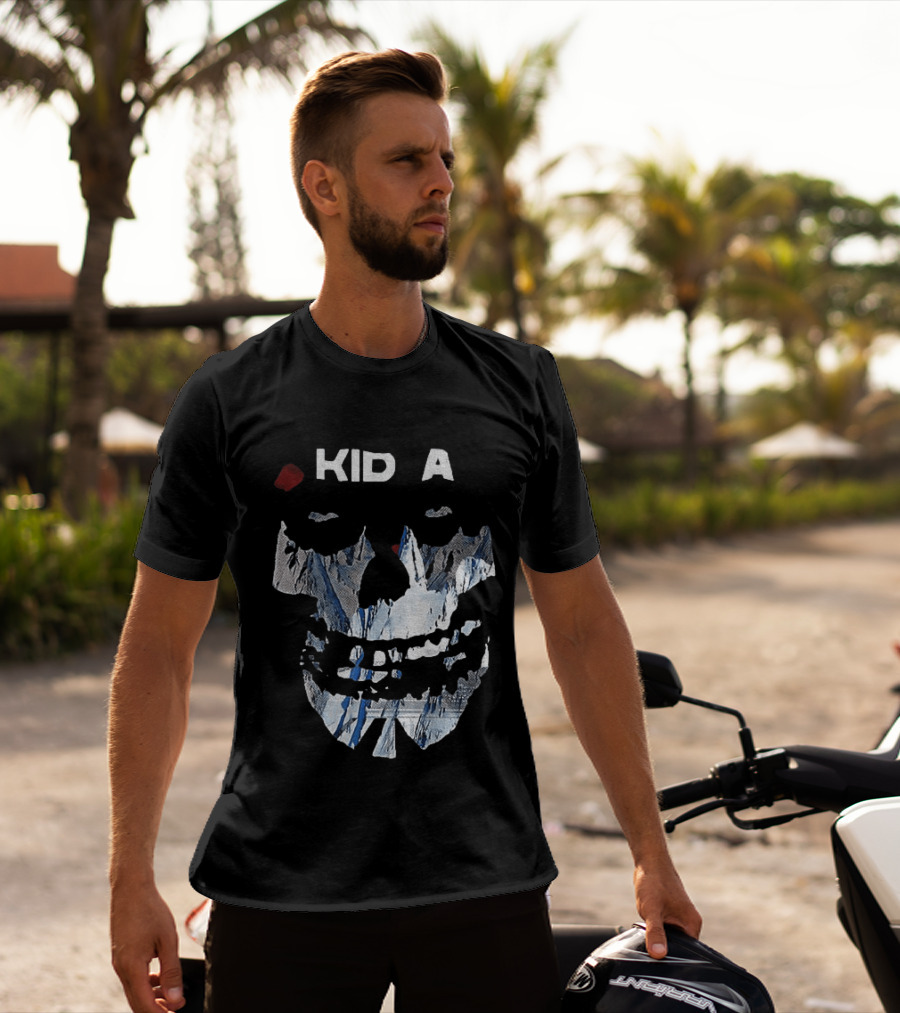 Kid A Fiend Skull Meme T-Shirt
