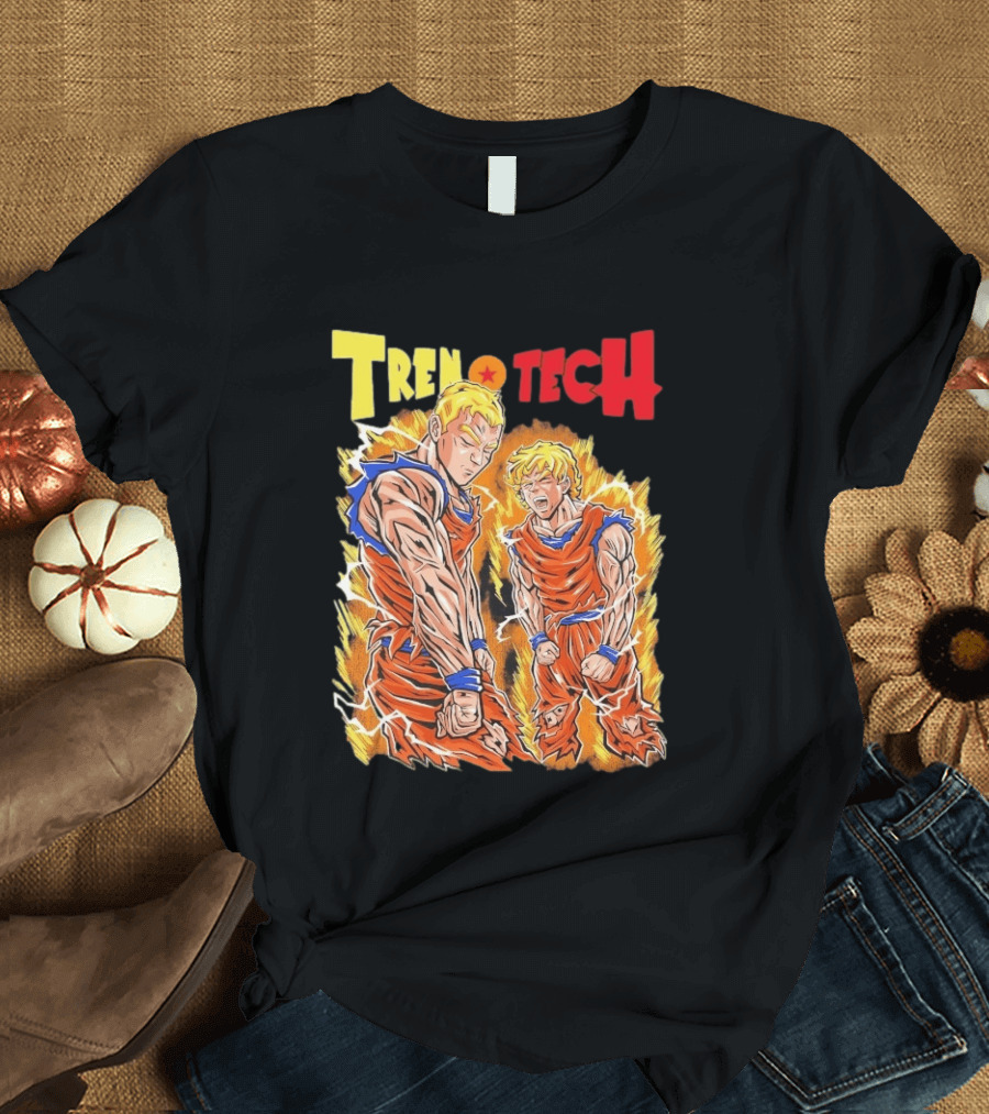 Ghost Racing Dragonball Trentech Fusion Goku Transformation T-Shirt