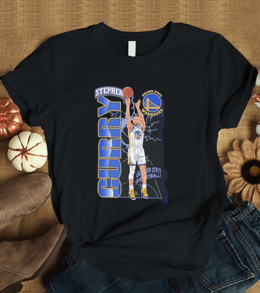 Stephen Curry Golden State Warriors Basketball Icon 2026 T-Shirt