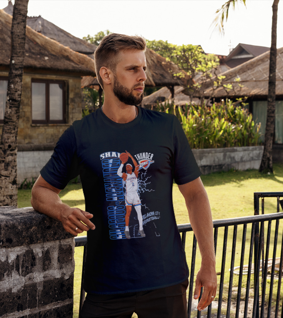 Shai Gilgeous Alexander Oklahoma City Thunder Basketball OKC T-Shirt