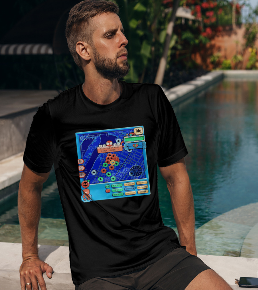 Sighting In Your Direct Vicinity Spider Man Pixel 00.00.00 T-Shirt