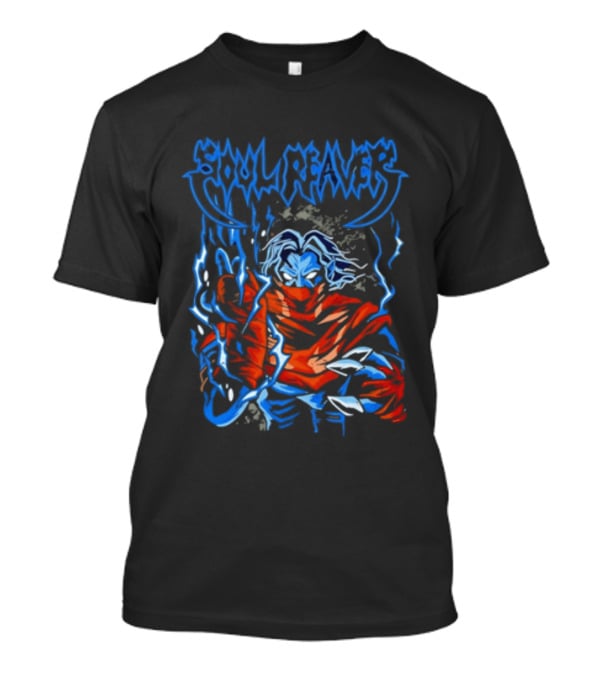 Soul Reaver Raziel Legacy Of Kain Blue Flames T-Shirt