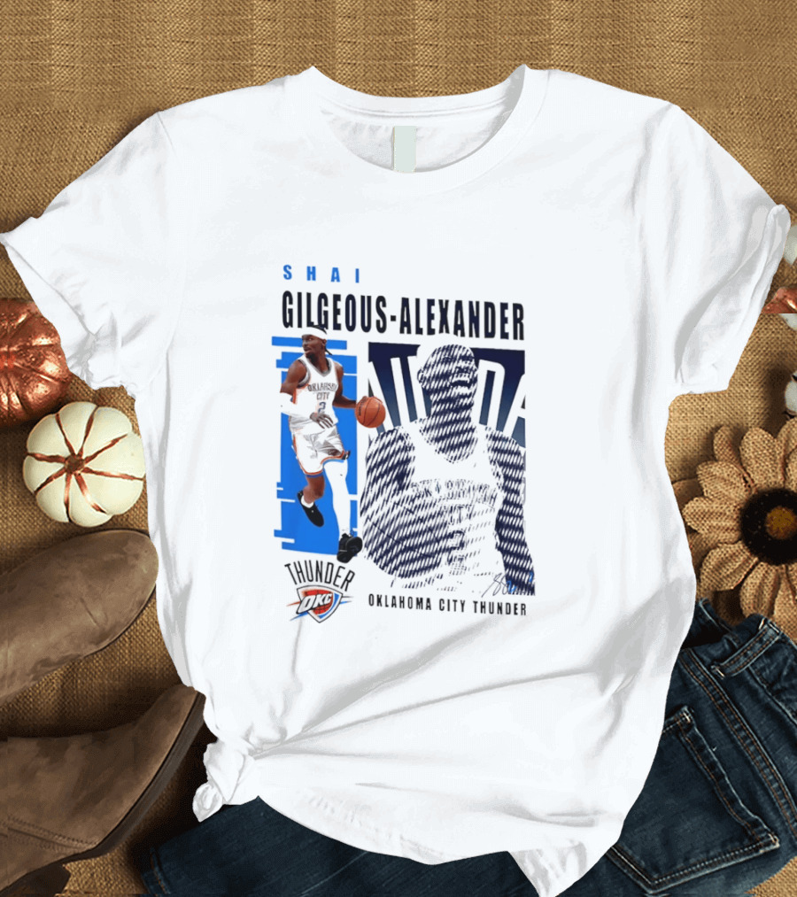 Shai Gilgeous Alexander Oklahoma City Thunder Basketball Highlights T-Shirt