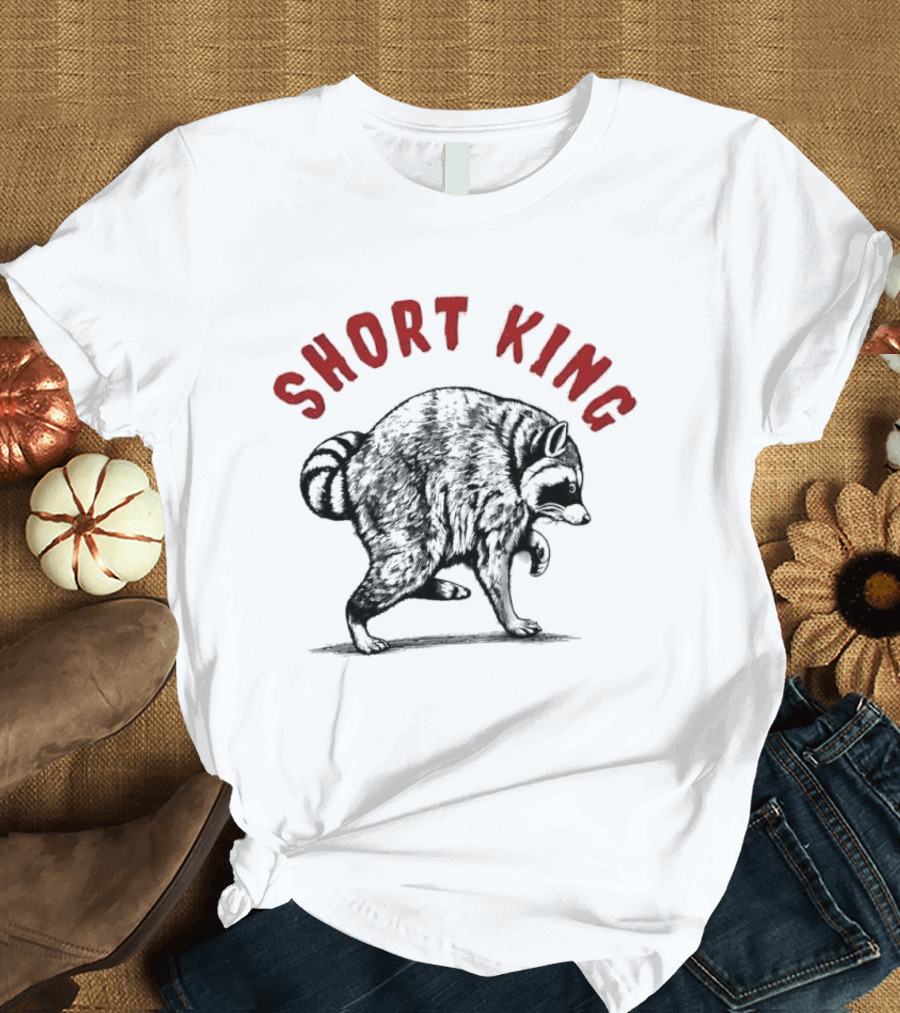 Short King Raccoon Strut T-Shirt