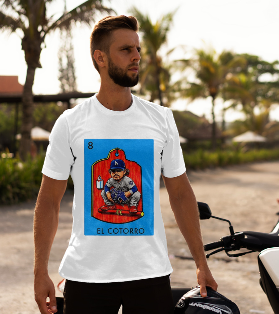 Joe Kelly Dodgers El Cotorro Loteria Card 8 T-Shirt