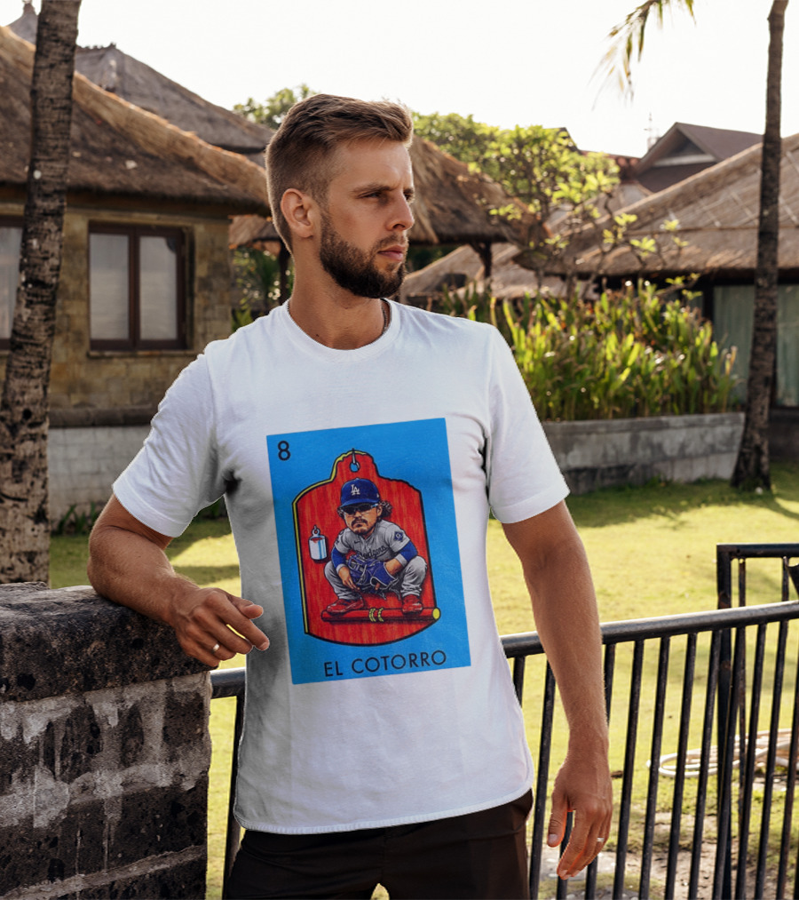 Joe Kelly Dodgers El Cotorro Loteria Card 8 T-Shirt