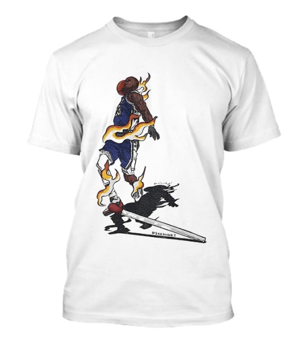 LeBron James Philadelphia 76ers The Match And The Fire NBA 2026 T-Shirt