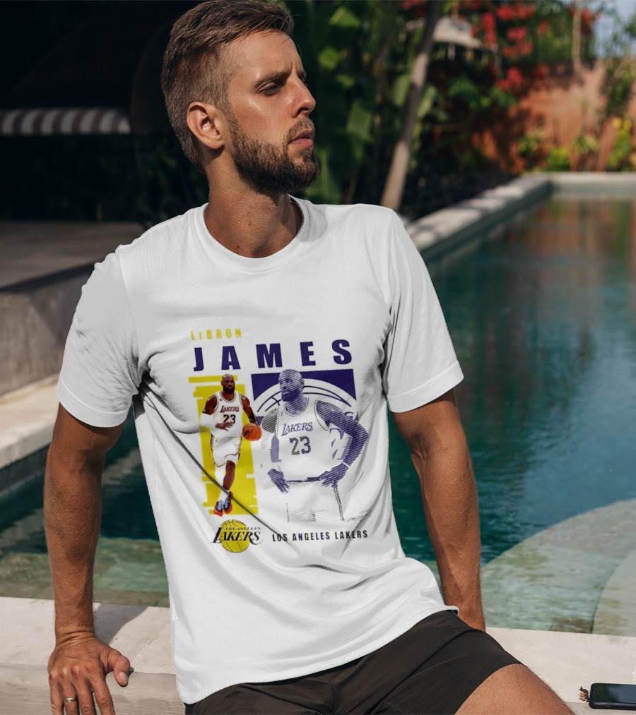LeBron James Los Angeles Lakers Basketball Highlights 23 T-Shirt