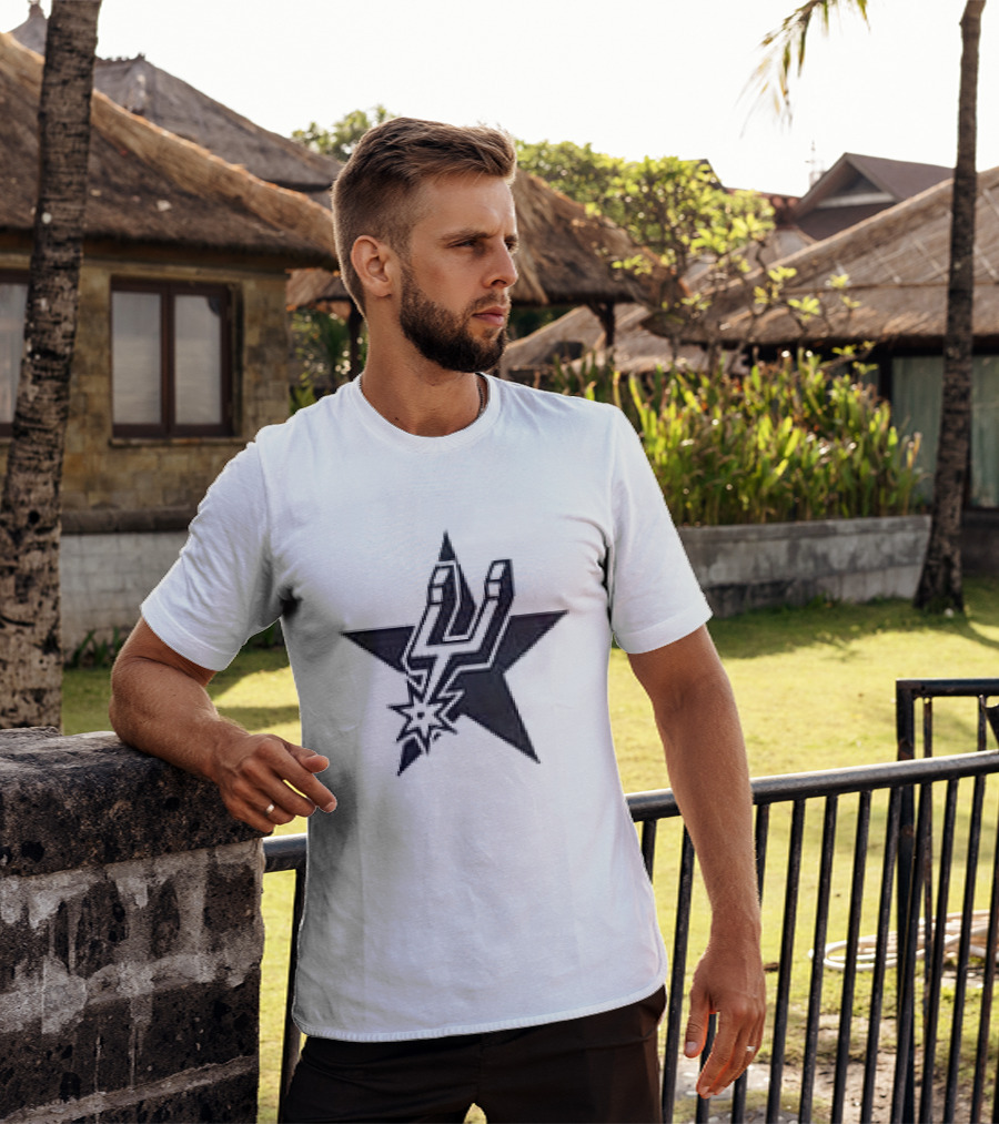 San Antonio Spurs Star NBA Team T-Shirt
