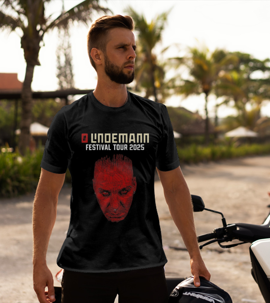 Lindemann Festival Tour 2025 Red Face T-Shirt